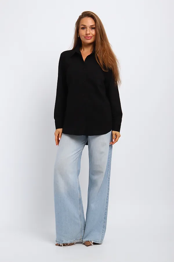 Рубашка 31985 НАТАЛИ, черный - фото 2