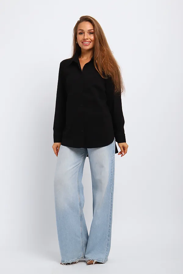 Рубашка 31985 НАТАЛИ, черный - фото 2