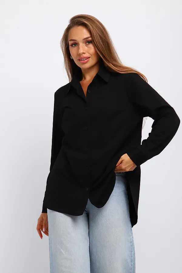 Рубашка 31985 НАТАЛИ, черный - фото 2