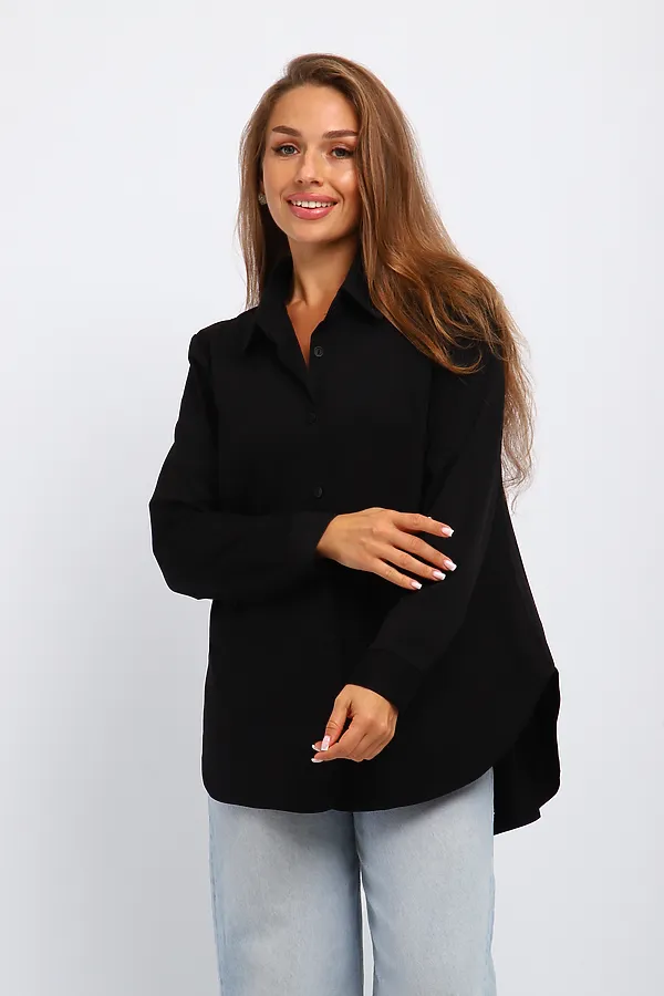 Рубашка 31985 НАТАЛИ, черный - фото 2
