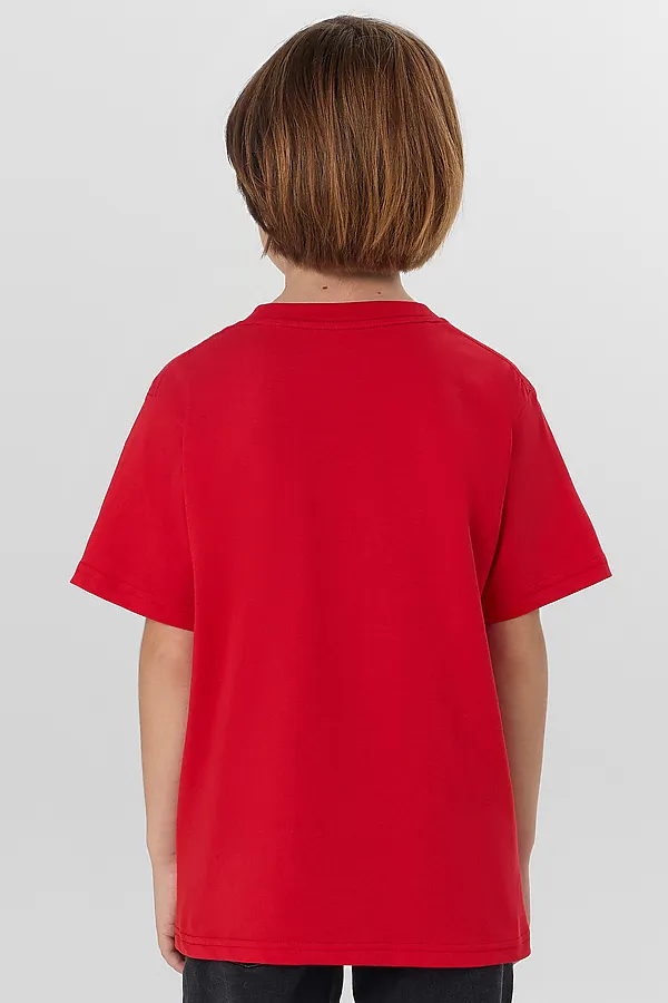 Футболка MARK FORMELLE, бордо +печать2 - фото 2