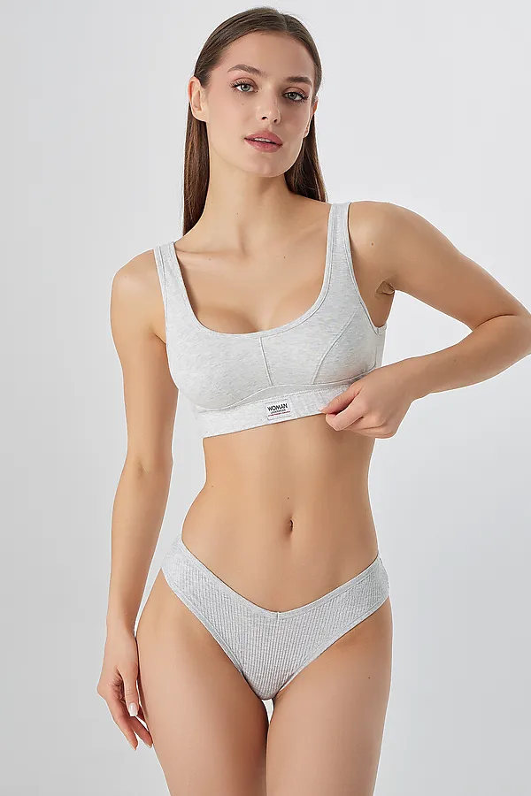 Топ MARK FORMELLE, серый меланж 4306-а-5 - фото 2