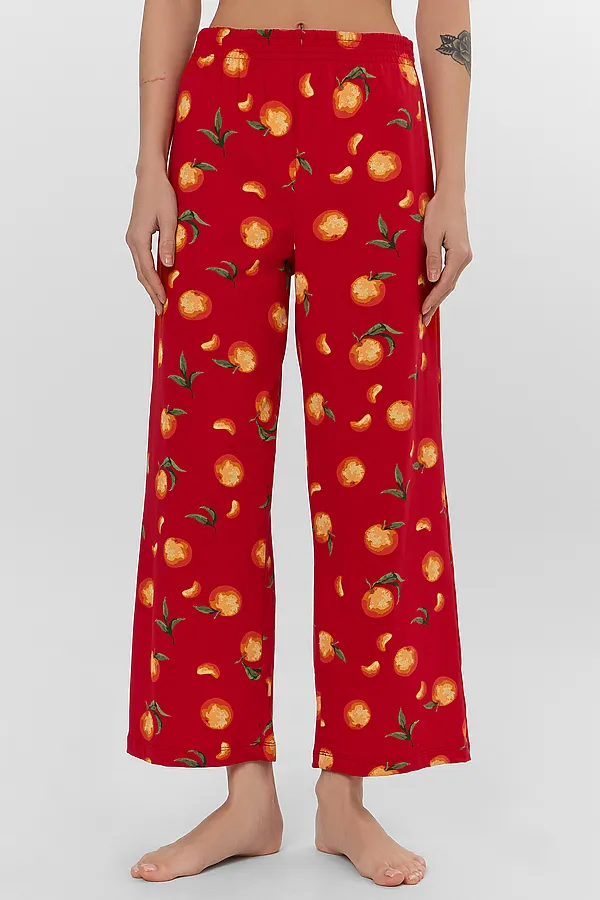 Пижама MARK FORMELLE, мандарины на красном - фото 2