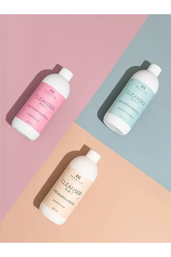 Manita Professional Обезжириватель для ногтей универсальный 4 в 1 / Coconut Paradise, 500 мл KRISTALLER, бесцветный - фото 2