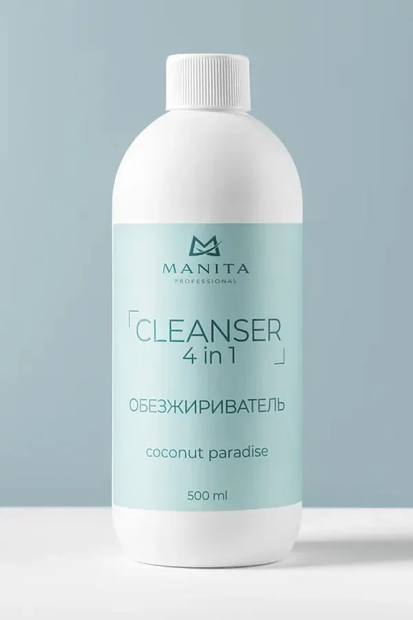 Manita Professional Обезжириватель для ногтей универсальный 4 в 1 / Coconut Paradise, 500 мл KRISTALLER, бесцветный - фото 2