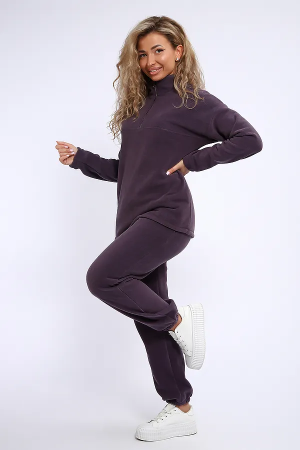 Костюм с брюками 060 НАТАЛИ, сливовый - фото 2