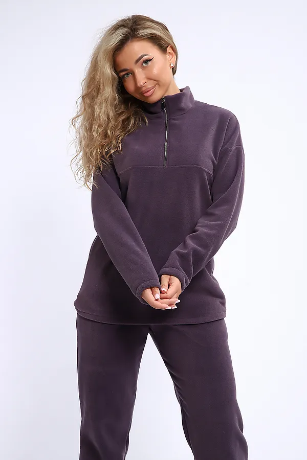 Костюм с брюками 060 НАТАЛИ, сливовый - фото 2