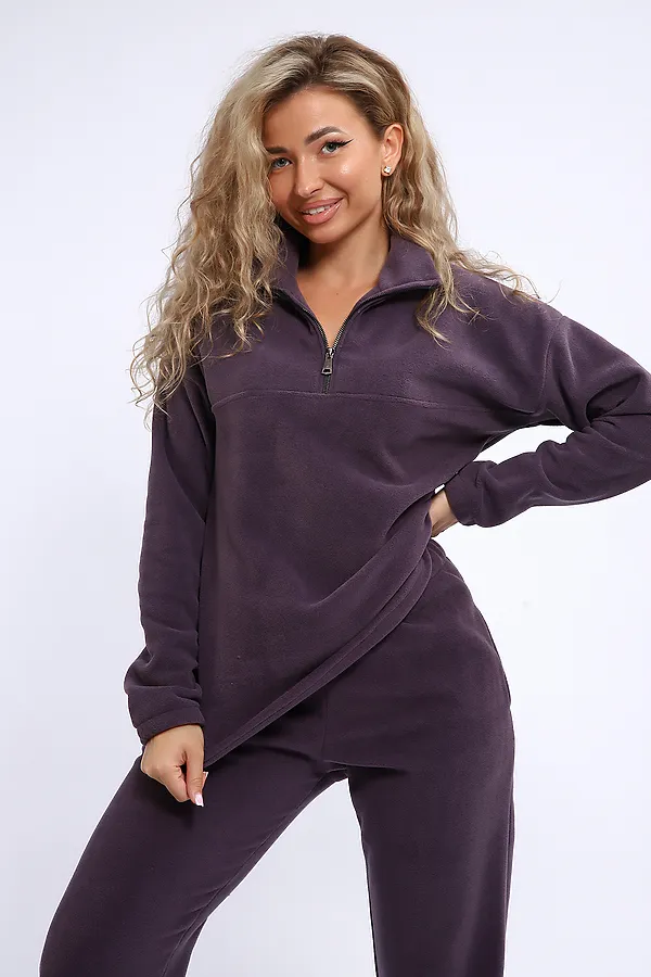 Костюм с брюками 060 НАТАЛИ, сливовый - фото 2