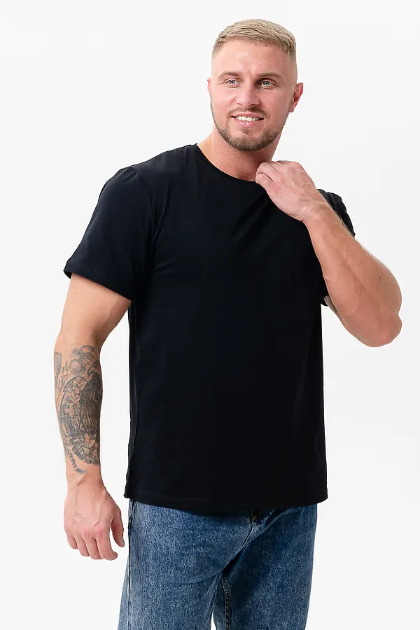 Футболка 8471/01 набор 3шт НАТАЛИ, светло-серый, белый, черный - фото 2