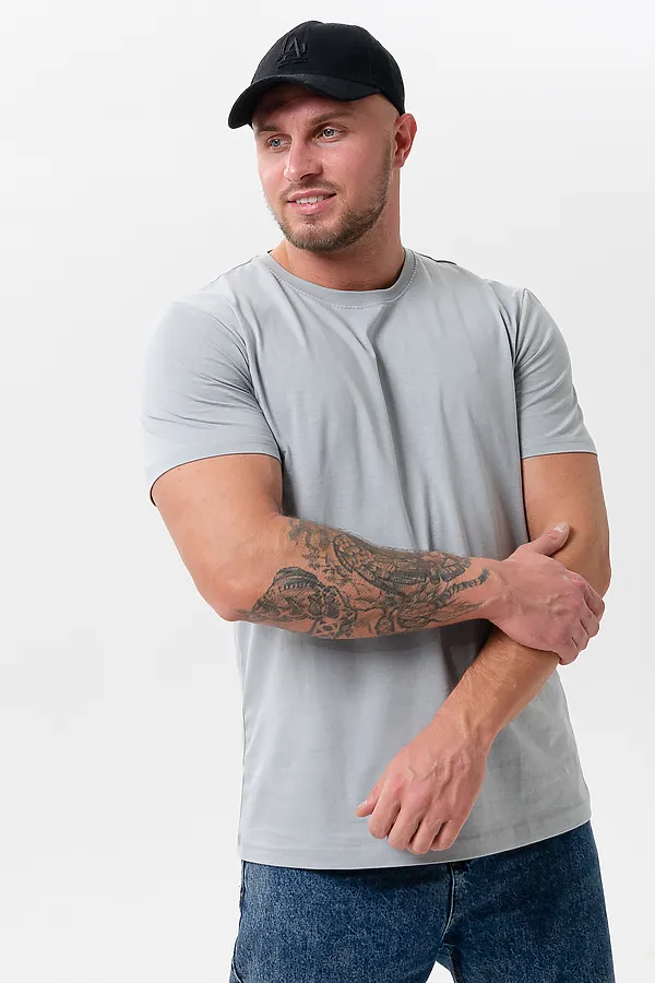 Футболка 8471/01 набор 3шт НАТАЛИ, светло-серый, белый, черный - фото 2