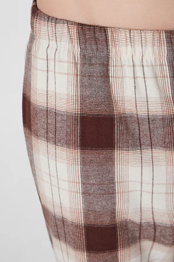 Пижама MARK FORMELLE, черная клетка на св.молочном - фото 2