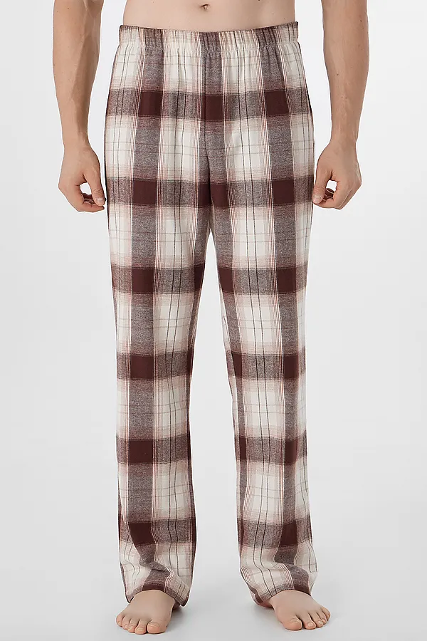 Пижама MARK FORMELLE, черная клетка на св.молочном - фото 2