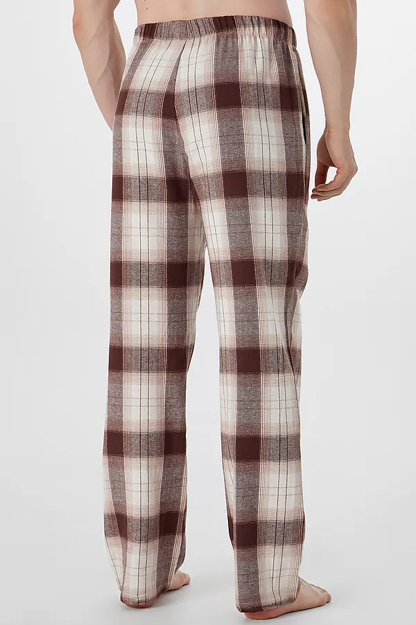 Пижама MARK FORMELLE, черная клетка на св.молочном - фото 2