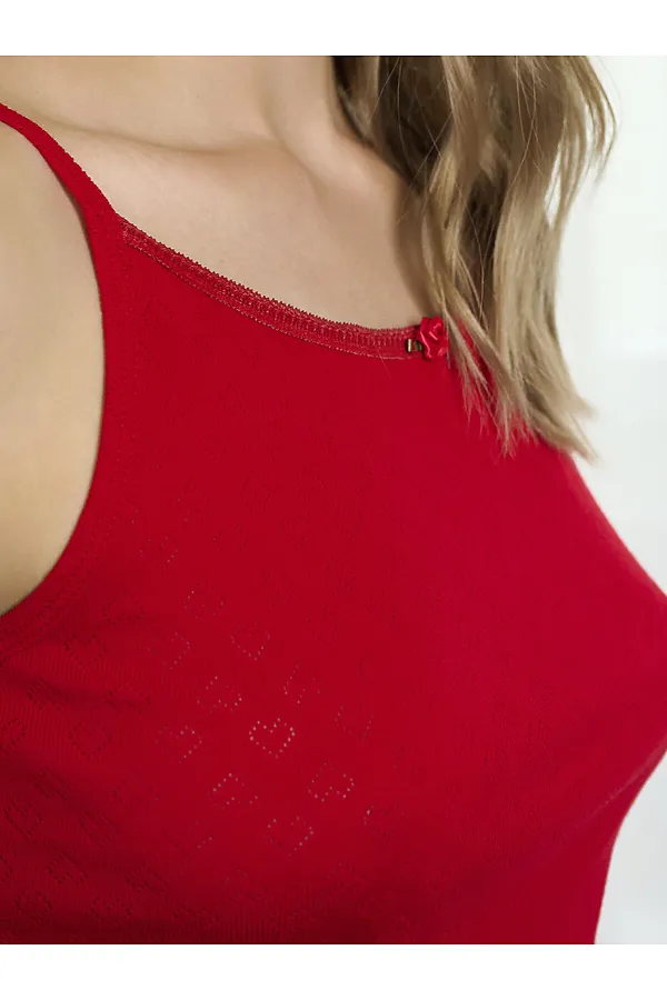 Пижама INDEFINI, красный - фото 2