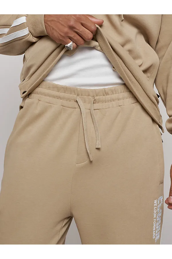 Костюм (Худи+Брюки) MTFORCE, бежевый - фото 2