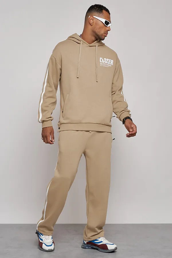 Костюм (Худи+Брюки) MTFORCE, бежевый - фото 2