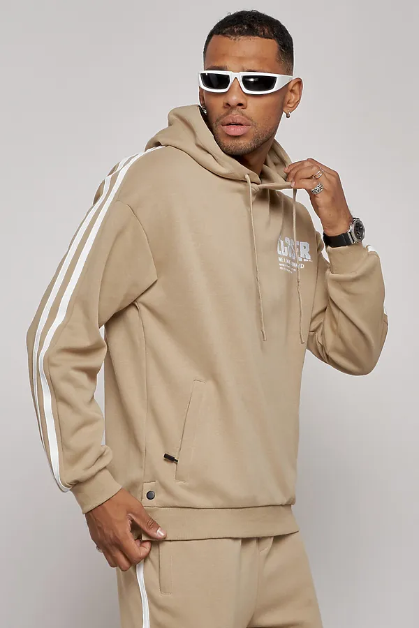 Костюм (Худи+Брюки) MTFORCE, бежевый - фото 2