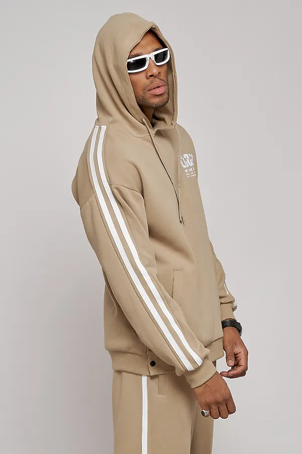 Костюм (Худи+Брюки) MTFORCE, бежевый - фото 2