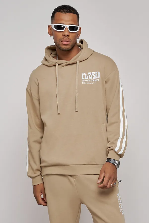 Костюм (Худи+Брюки) MTFORCE, бежевый - фото 2