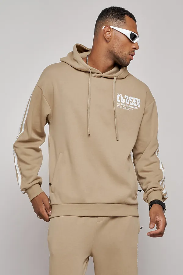 Костюм (Худи+Брюки) MTFORCE, бежевый - фото 2