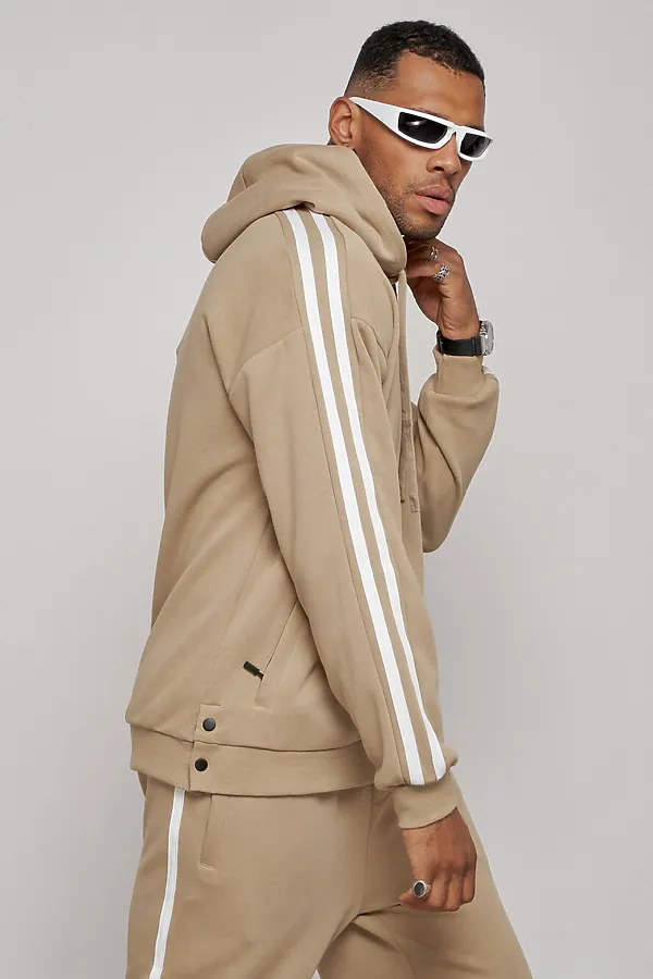 Костюм (Худи+Брюки) MTFORCE, бежевый - фото 2