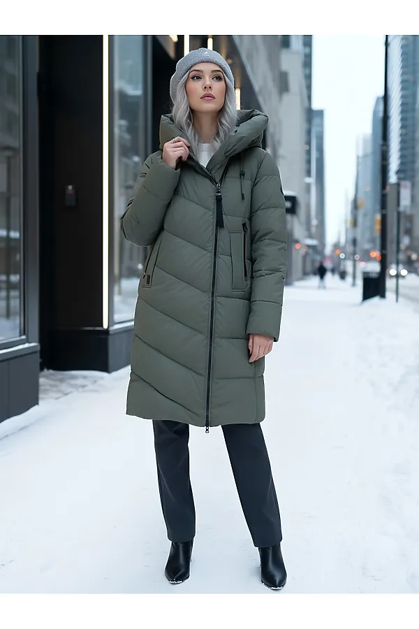 Пальто MTFORCE, хаки - фото 2