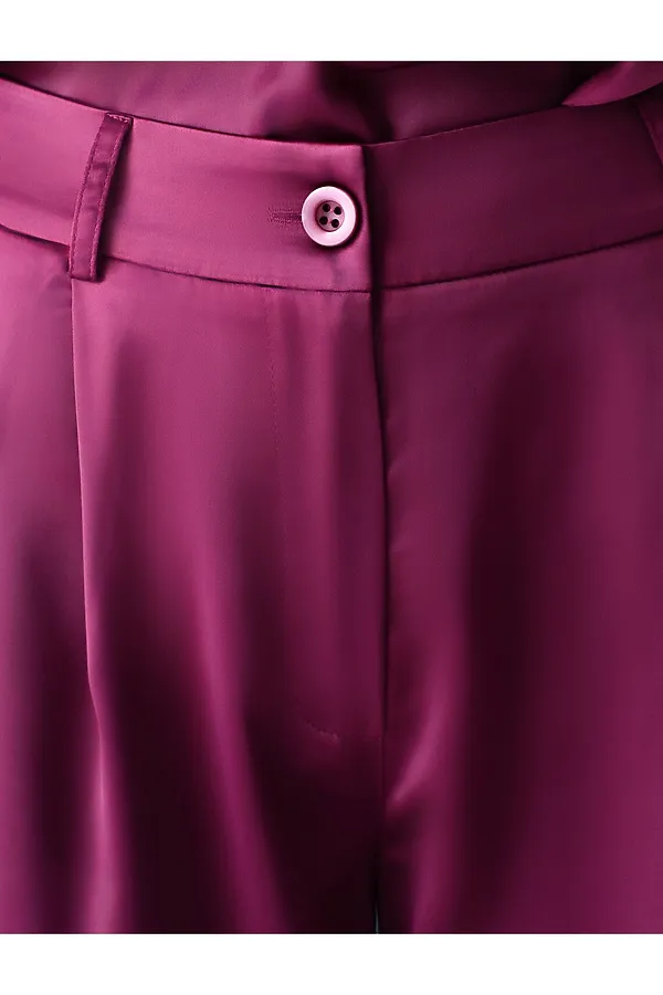 Брюки VILATTE, бургунди - фото 2
