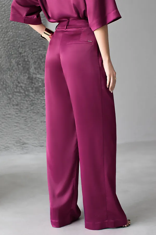 Брюки VILATTE, бургунди - фото 2