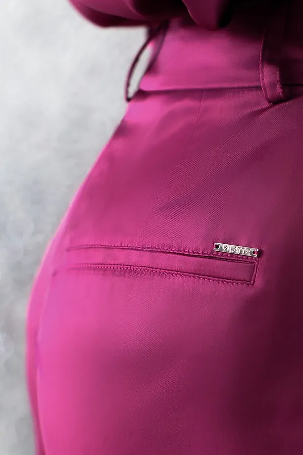 Брюки VILATTE, бургунди - фото 2