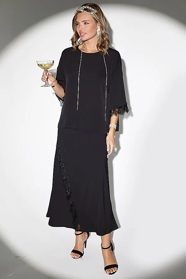 Юбка VILATTE, черный - фото 2