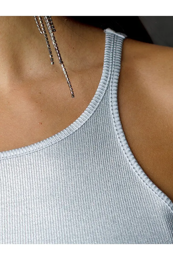 Топ VILATTE, матовое серебро - фото 2