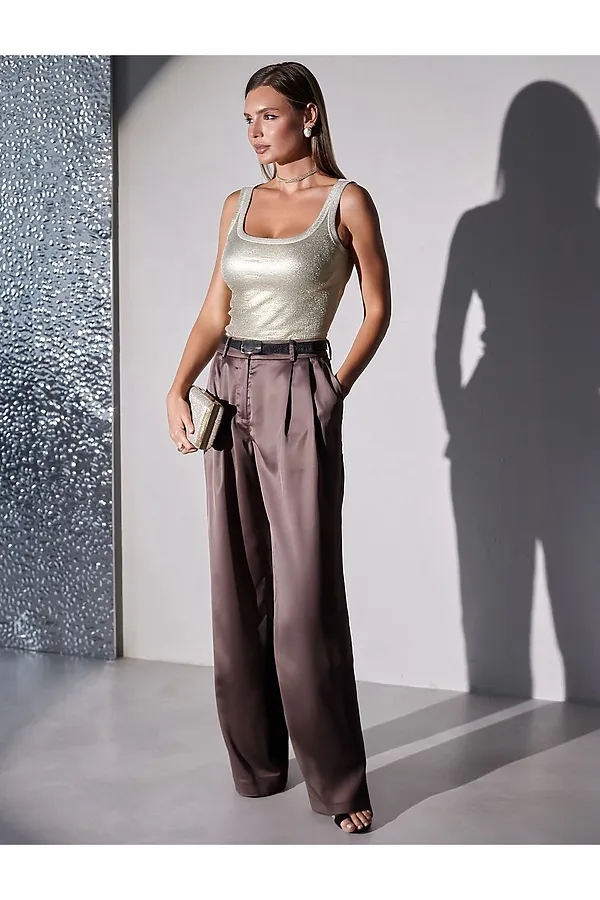 Топ VILATTE, матовое светлое золото - фото 2