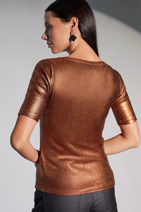 Футболка VILATTE, кофейный - фото 2