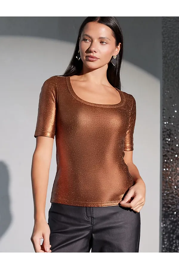 Футболка VILATTE, кофейный - фото 2