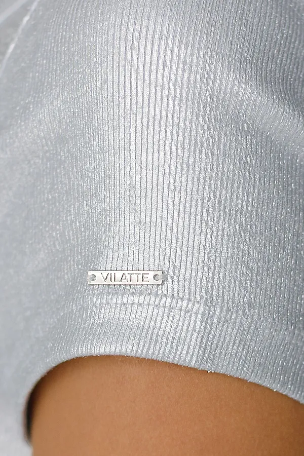 Футболка VILATTE, матовое серебро - фото 2