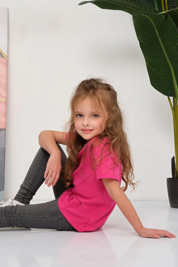 Детская футболка 33521 НАТАЛИ, фуксия - фото 2