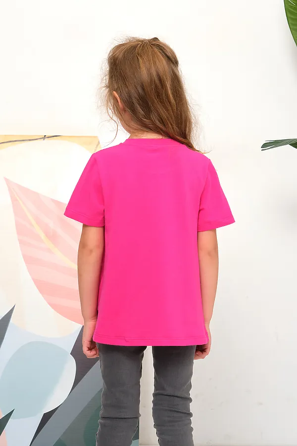 Детская футболка 33521 НАТАЛИ, фуксия - фото 2