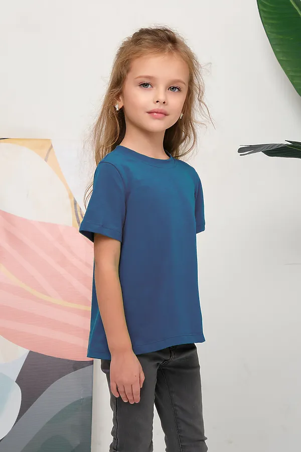 Детская футболка 33521 НАТАЛИ, индиго - фото 2