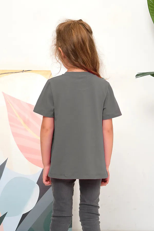 Детская футболка 33521 НАТАЛИ, графит - фото 2