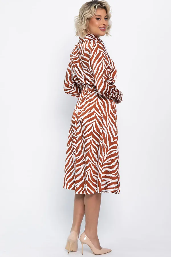 Платье LADY TAIGA, оранжевое - фото 2