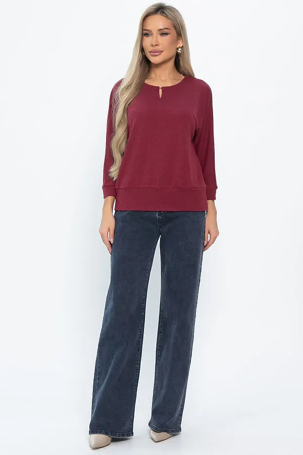 Джемпер LADY TAIGA, бордовый - фото 2