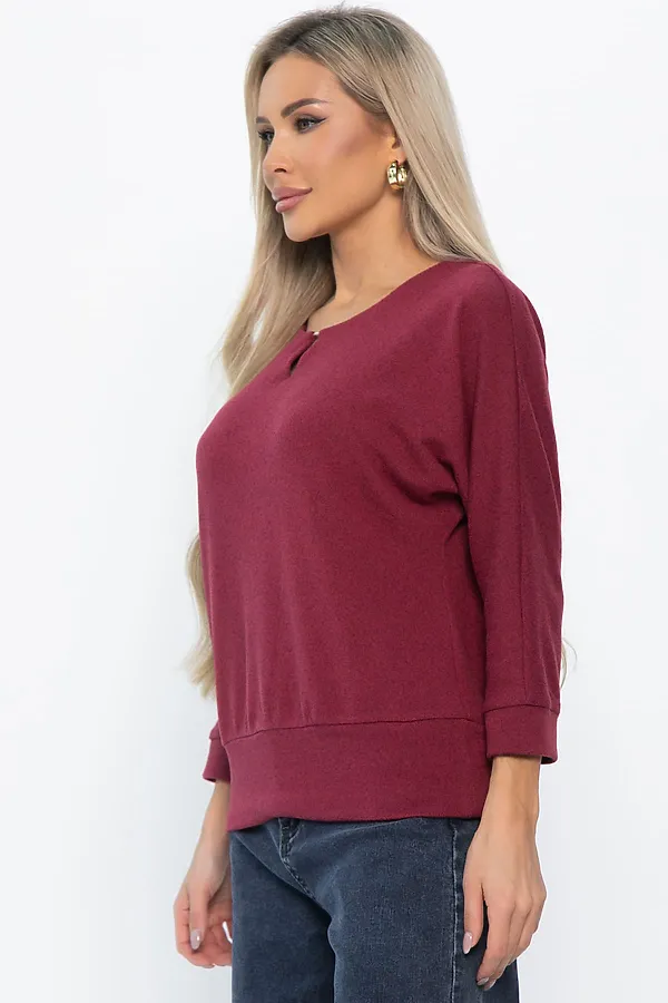 Джемпер LADY TAIGA, бордовый - фото 2
