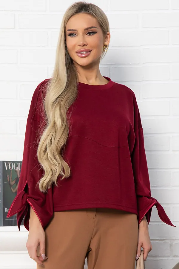 Джемпер LADY TAIGA, бордовый - фото 2