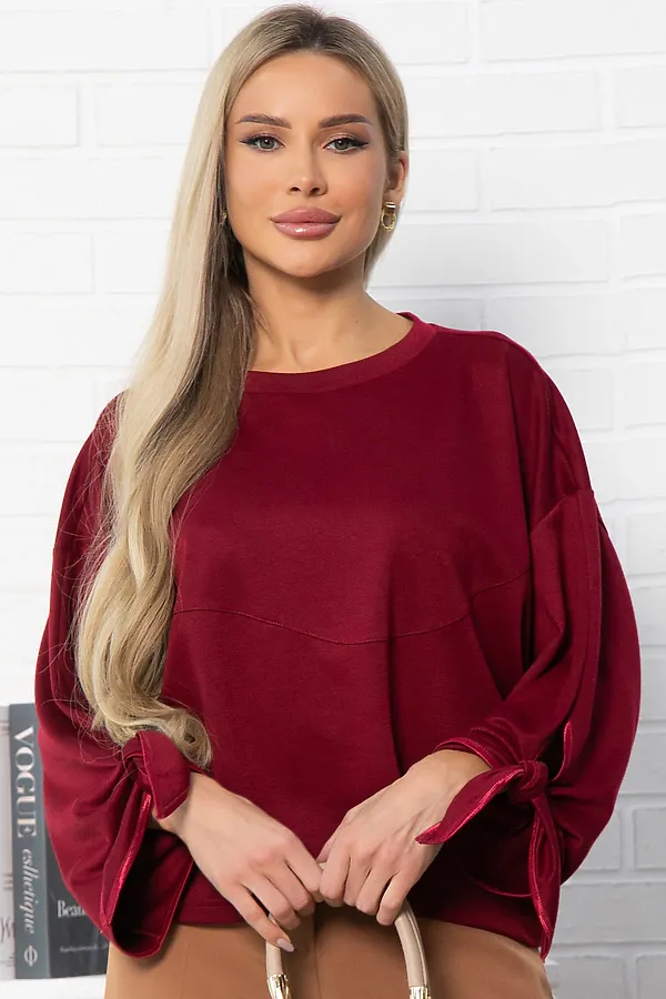 Джемпер LADY TAIGA, бордовый - фото 2