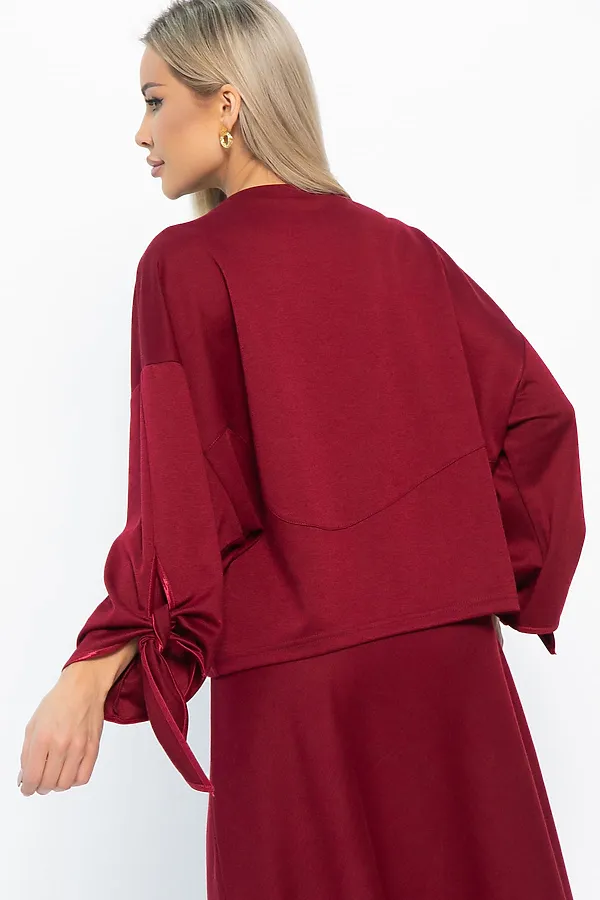 Джемпер LADY TAIGA, бордовый - фото 2