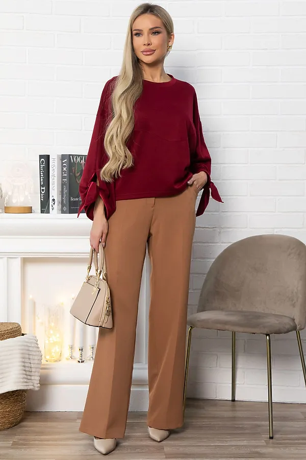 Джемпер LADY TAIGA, бордовый - фото 2