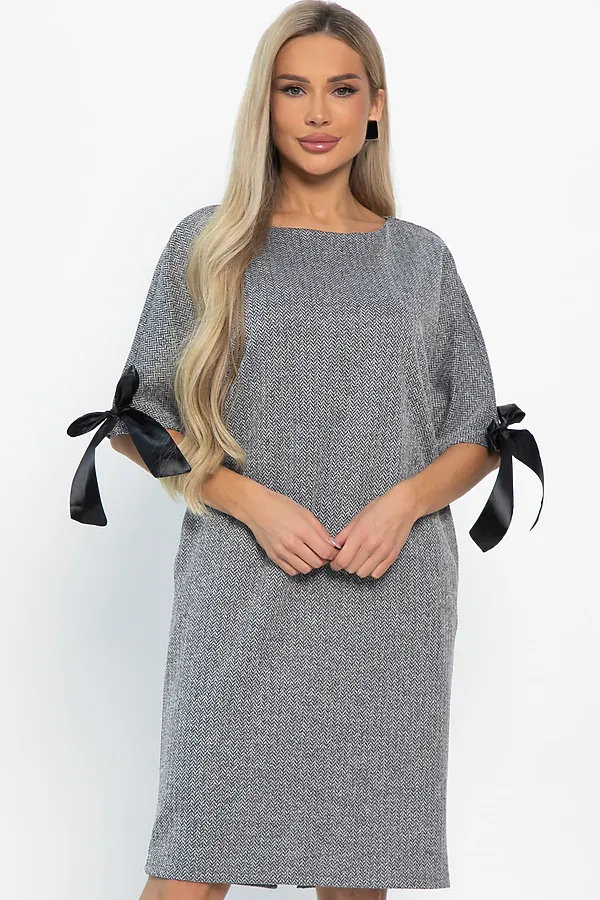 Платье LADY TAIGA, серое - фото 2