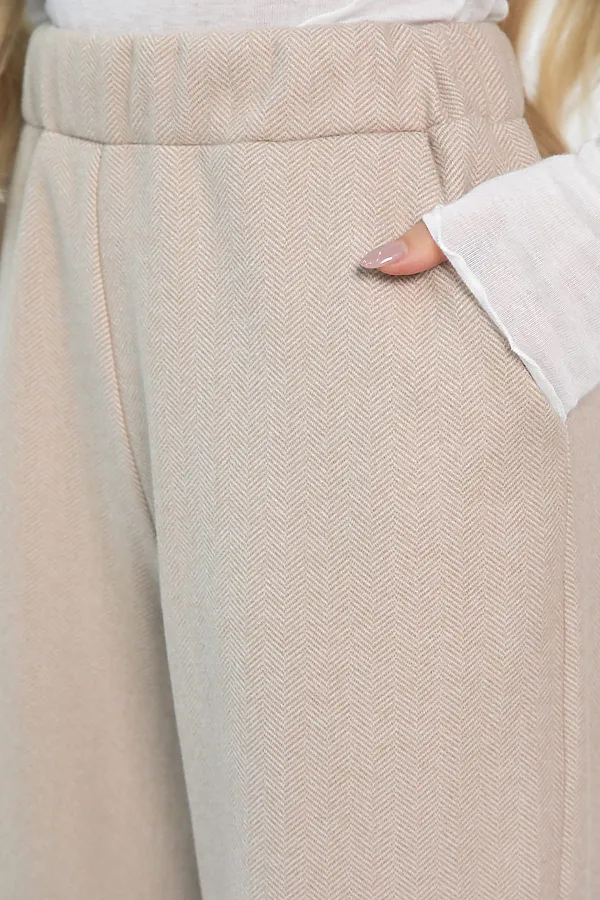 Брюки LADY TAIGA, бежевые - фото 2