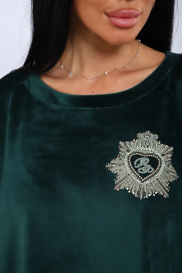 Костюм с брюками 320 НАТАЛИ, зеленый - фото 2