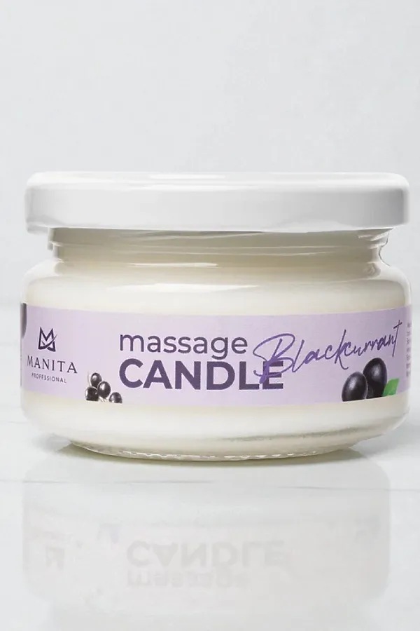 Manita Professional Свеча массажная / Blackcurrant, 100 мл KRISTALLER, blackcurrant - фото 2